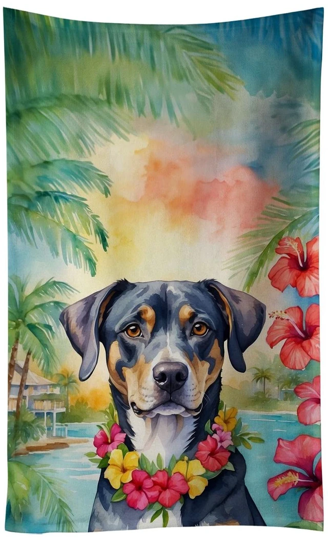 Main image of Catahoula Luau Kitchen Towel Dish Cloths Guest Hand Towel Decorative Bathroom Towel for Face,Tea, Dishcloth, Kitchen and Bath
