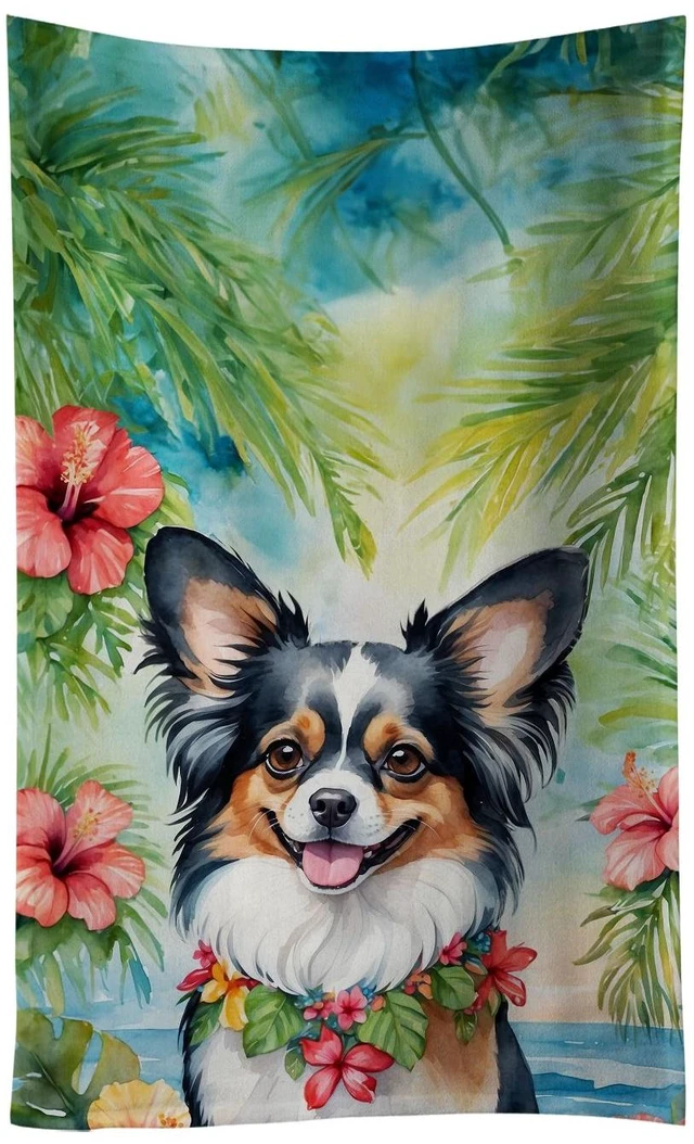 Main image of Papillon Luau Kitchen Towel Dish Cloths Guest Hand Towel Decorative Bathroom Towel for Face,Tea, Dishcloth, Kitchen and Bath