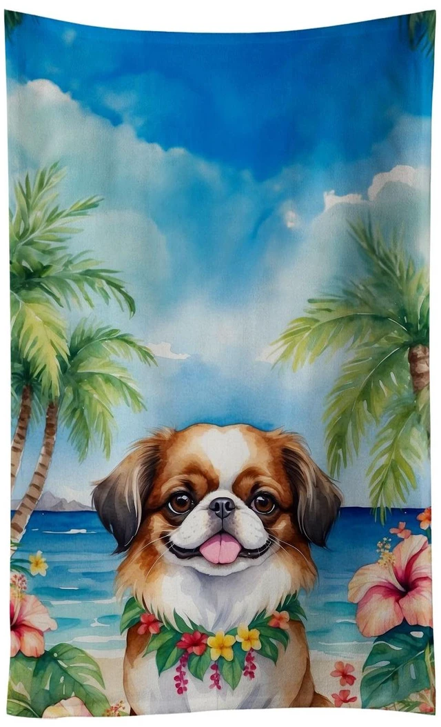 Main image of Japanese Chin Luau Kitchen Towel Dish Cloths Guest Hand Towel Decorative Bathroom Towel for Face,Tea, Dishcloth, Kitchen and Bath
