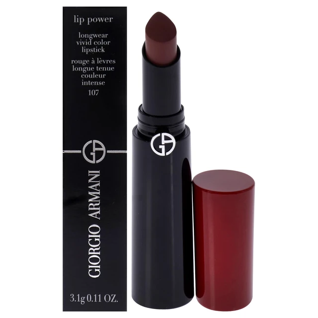 Alt view image 2 of 2 - Lip Power Longwear Vivid Color Lipstick - 107 Sensual by Giorgio Armani for Women - 0.11 oz Lipstick