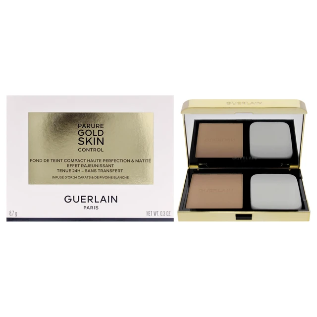Alt view image 2 of 2 - Parure Gold Skin Control Matte Compact Foundation - 1N Very Light Skin with Neutral Beige Undertones by Guerlain for Women - 0.3 oz Foundation (Refillable)