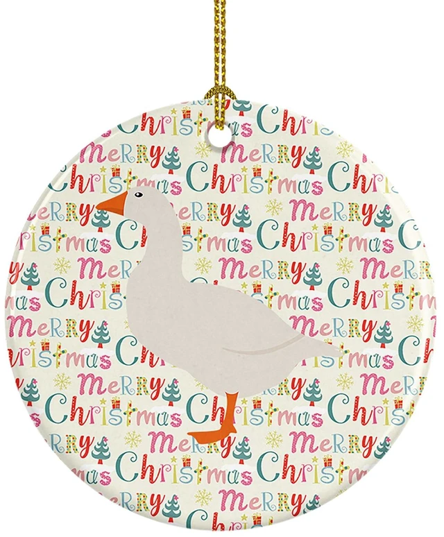 Main image of Shire Horse Christmas Ceramic Ornament Christmas Tree Hanging Decorations for Home Christmas Holiday, Party, Gift, 3 in, Multicolor