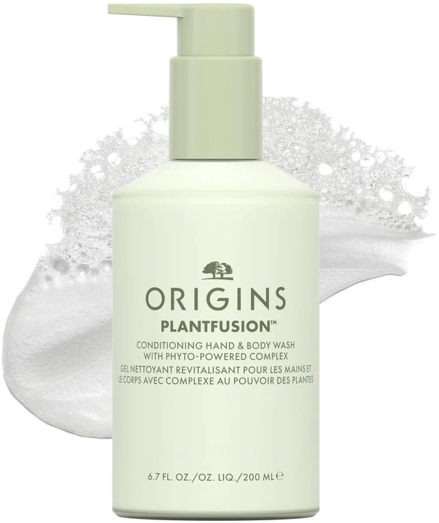 Main image of Origins Plantfusion Conditioning Hand & Body Wash | Cleanses & Conditions | With Glycerin, 6.7 Fl Oz