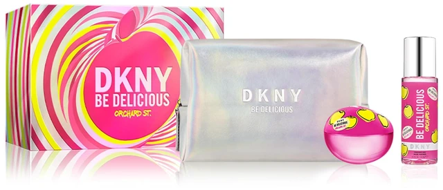 Main image of Dkny Be Delicious Orchard St By Donna Karan For Women - 3 Pc Gift Set 3.4Oz Edp Spray, 4.2Oz Fragrance Mist, Pouch