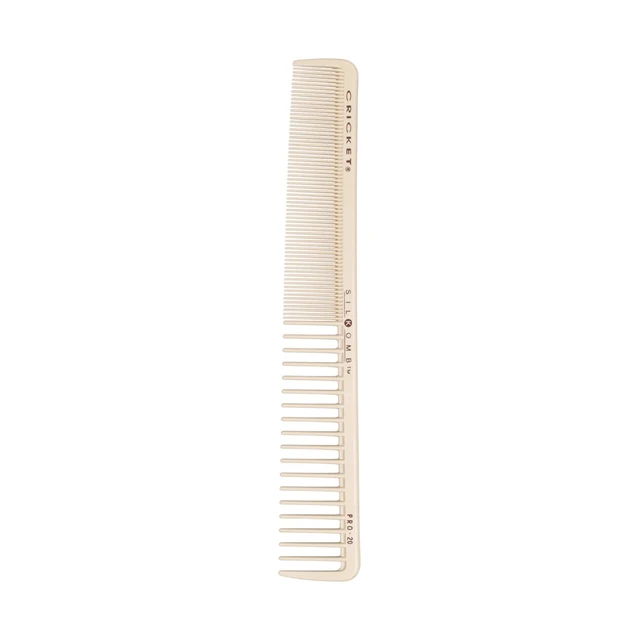 Main image of Cricket Silkomb Pro-20 All Purpose Hair Cutting Comb - Silicone-Injected, Seamless Teeth with Dual Tooth Pattern for Precision Cutting, Styling, Ideal for All Hair Types