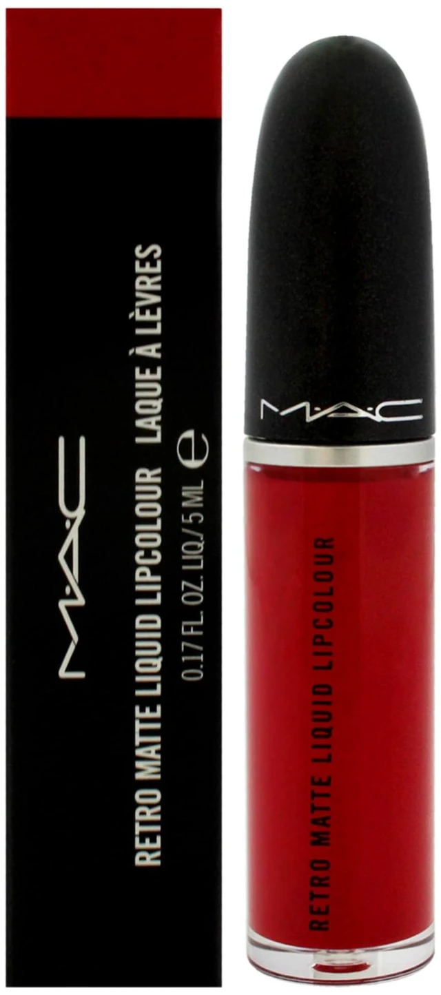 Main image of Retro Matte Liquid Lipcolor - 134 Ruby Phew by MAC for Women - 0.17 oz Lipstick