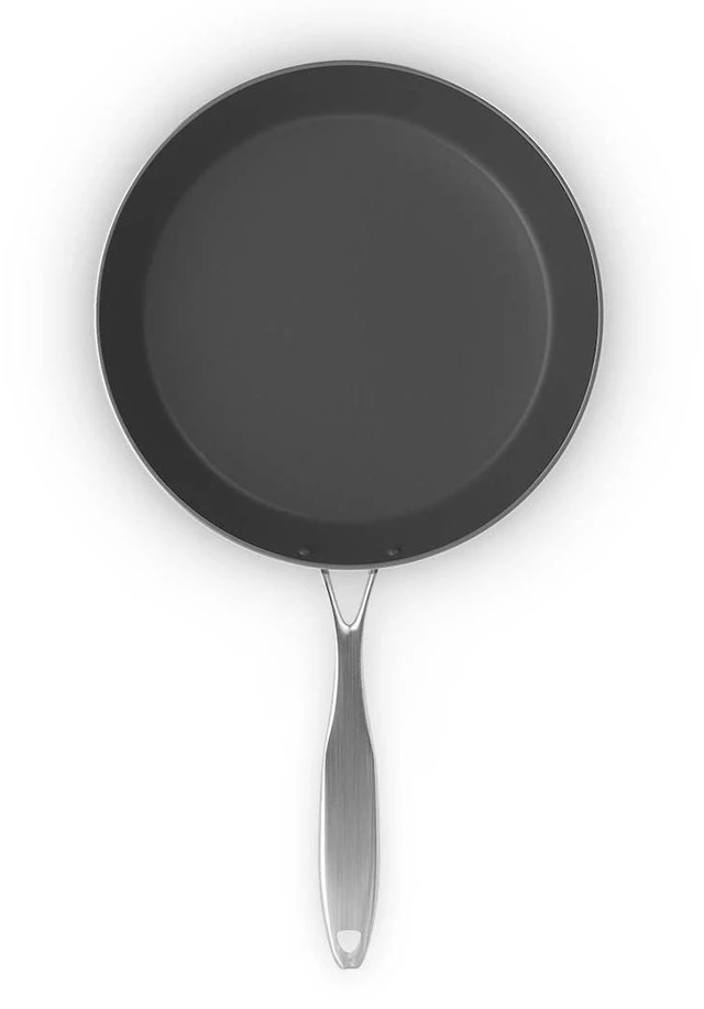 Main image of SOGA Stainless Steel Fry Pan 22cm Frying Pan Induction FryPan Non Stick Interior