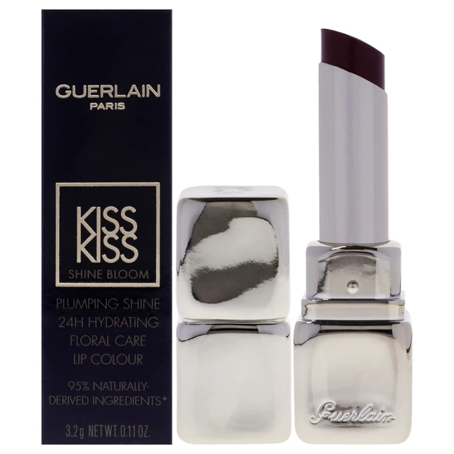 Alt view image 2 of 2 - Kiss Kiss Shine Bloom Lipstick - 521 Kiss to Say by Guerlain for Women - 0.11 oz Lipstick