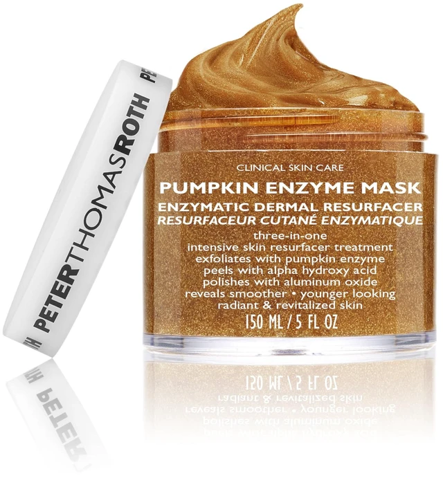 Main image of Peter Thomas Roth | Pumpkin Enzyme Mask | Enzymatic Dermal Resurfacer, Exfoliating Pumpkin Facial Mask for Dullness, Fine Lines, Wrinkles and Uneven Skin Tone , 1 count (5 Fl Oz)