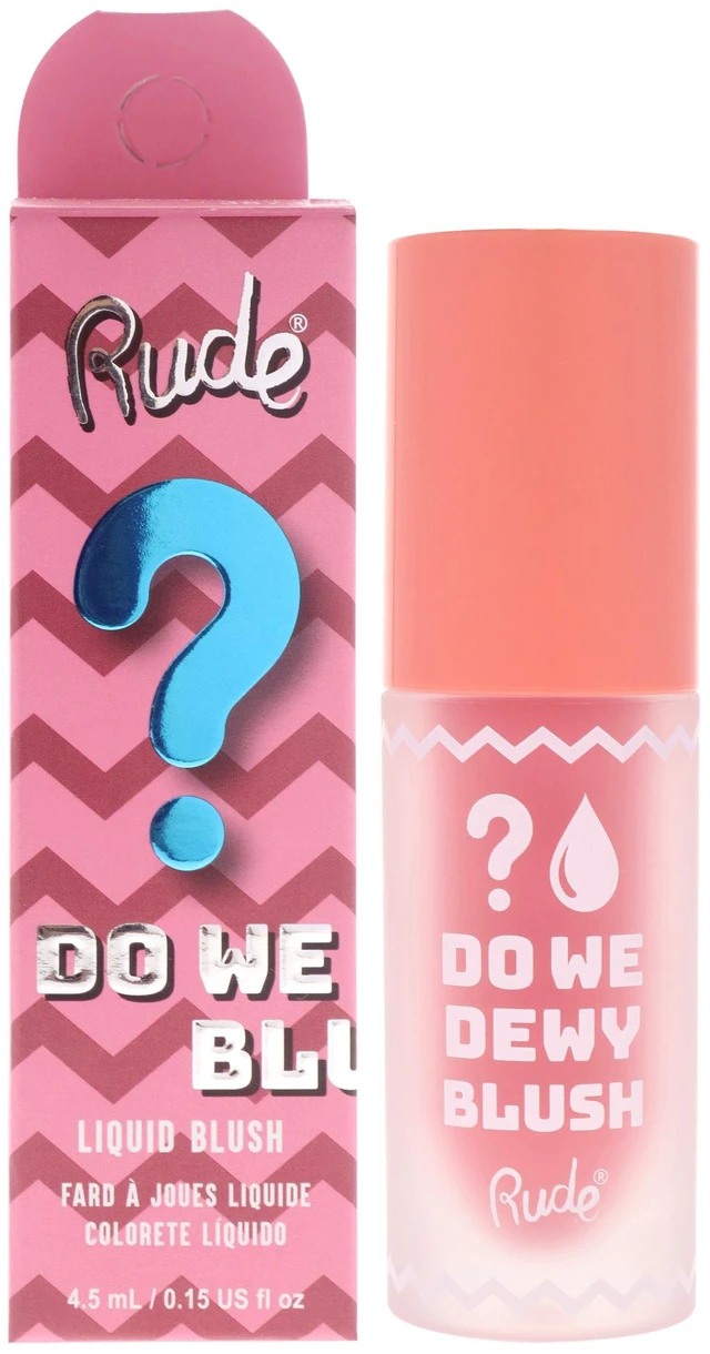 Main image of Do We Dewy Liquid Blush - Sandy Pink by Rude Cosmetics for Women - 0.15 oz Blush