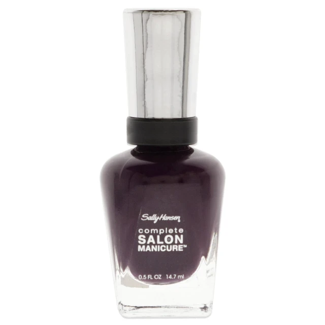 Alt view image 2 of 2 - Complete Salon Manicure - 441 Pat On The Black by Sally Hansen for Women - 0.5 oz Nail Polish