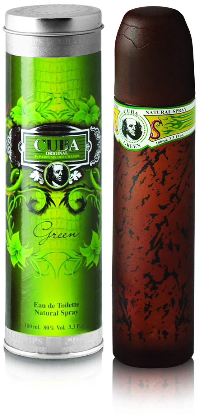 Main image of Cuba Green 3.3 oz Eau De Toilette Spray | Fragrance for Men