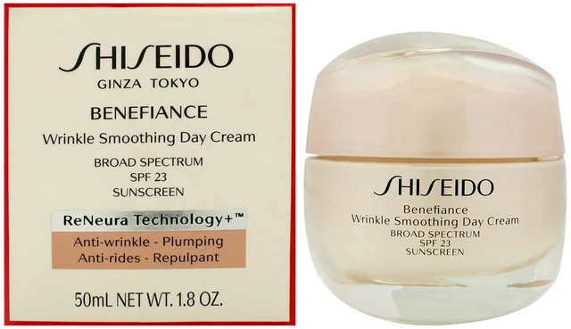 Main image of Benefiance Wrinkle Smoothing Day Cream SPF 23 by Shiseido for Unisex - 1.8 oz Cream (Tester)