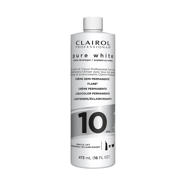Alt view image 2 of 2 - Pure White 10 Volume Creme Developer by Clairol for Unisex - 16 oz Lightener