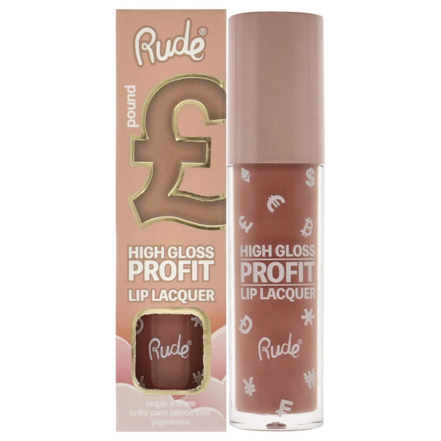 Alt view image 2 of 2 - High Gloss Profit Lip Lacquer - Pound by Rude Cosmetics for Women - 0.141 oz Lip Gloss