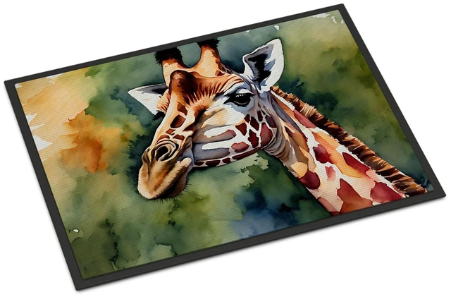 Main image of NEW Giraffe Doormat Front Door Mat Indoor Outdoor Rugs for Entryway, Non Slip Washable Low Pile, 18H X 27W