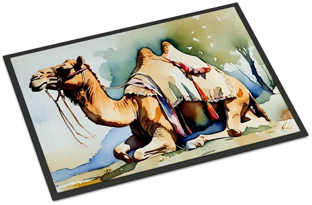 Main image of NEW Camel Doormat Front Door Mat Indoor Outdoor Rugs for Entryway, Non Slip Washable Low Pile, 18H X 27W
