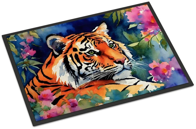 Main image of NEW Bengal Tiger Doormat Front Door Mat Indoor Outdoor Rugs for Entryway, Non Slip Washable Low Pile, 18H X 27W