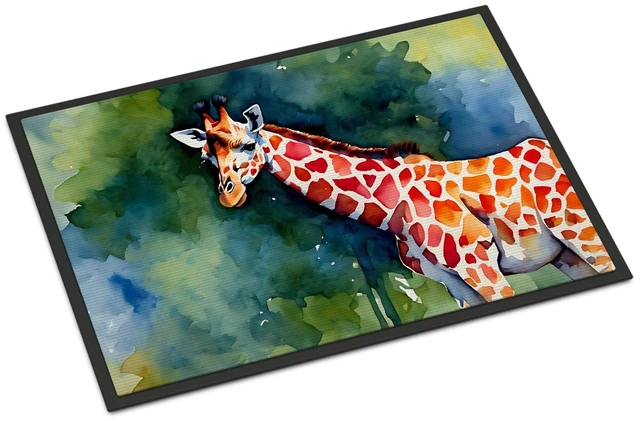 Main image of NEW Giraffe Doormat Front Door Mat Indoor Outdoor Rugs for Entryway, Non Slip Washable Low Pile, 18H X 27W