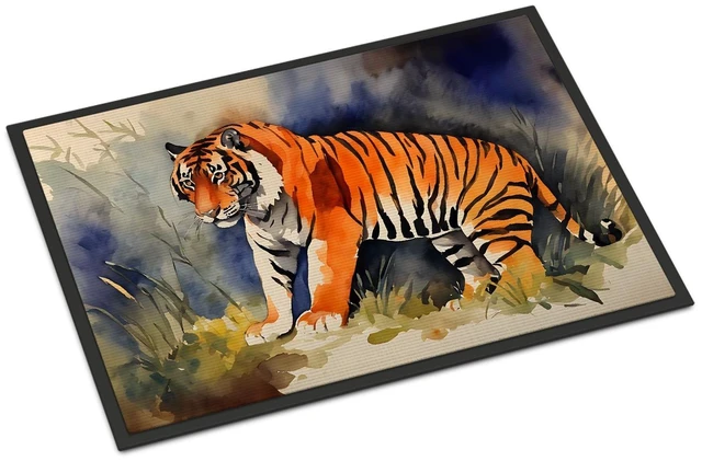 Main image of NEW Bengal Tiger Doormat Front Door Mat Indoor Outdoor Rugs for Entryway, Non Slip Washable Low Pile, 18H X 27W