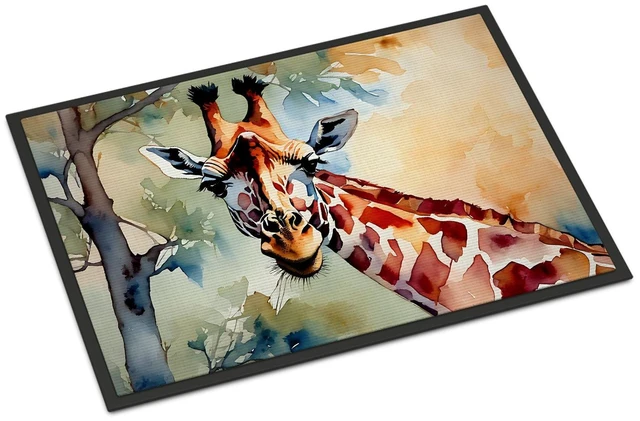 Main image of NEW Giraffe Doormat Front Door Mat Indoor Outdoor Rugs for Entryway, Non Slip Washable Low Pile, 18H X 27W