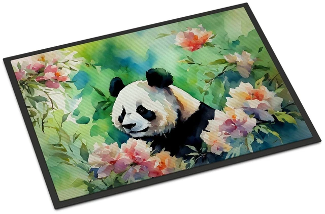 Main image of NEW Panda Doormat Front Door Mat Indoor Outdoor Rugs for Entryway, Non Slip Washable Low Pile, 18H X 27W