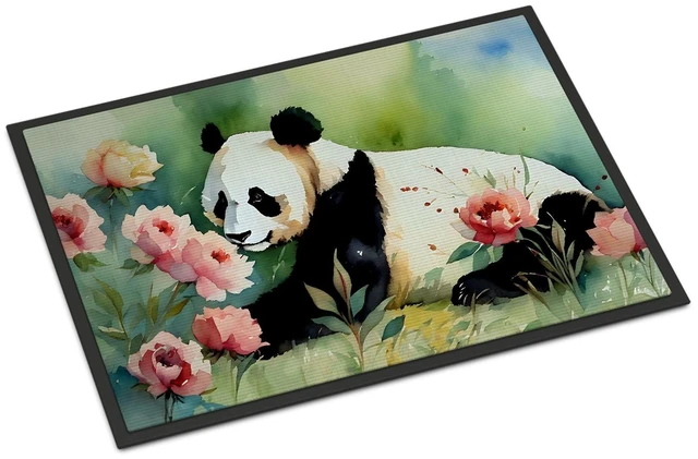 Main image of NEW Panda Doormat Front Door Mat Indoor Outdoor Rugs for Entryway, Non Slip Washable Low Pile, 18H X 27W
