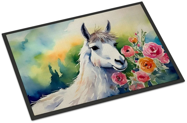 Main image of NEW Llama Doormat Front Door Mat Indoor Outdoor Rugs for Entryway, Non Slip Washable Low Pile, 18H X 27W