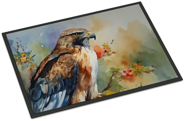 Main image of NEW Hawk Doormat Front Door Mat Indoor Outdoor Rugs for Entryway, Non Slip Washable Low Pile, 18H X 27W