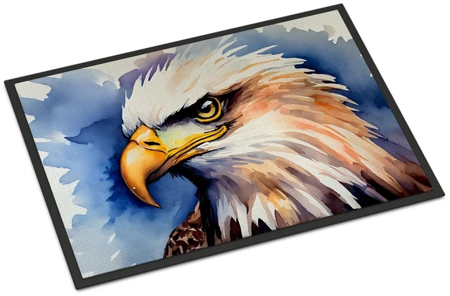Main image of NEW Eagle Doormat Front Door Mat Indoor Outdoor Rugs for Entryway, Non Slip Washable Low Pile, 18H X 27W