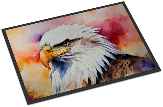 Main image of NEW Eagle Doormat Front Door Mat Indoor Outdoor Rugs for Entryway, Non Slip Washable Low Pile, 18H X 27W