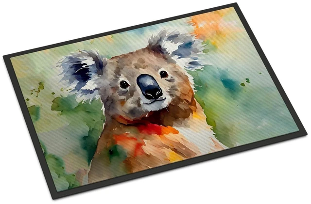 Main image of NEW Koala Doormat Front Door Mat Indoor Outdoor Rugs for Entryway, Non Slip Washable Low Pile, 18H X 27W