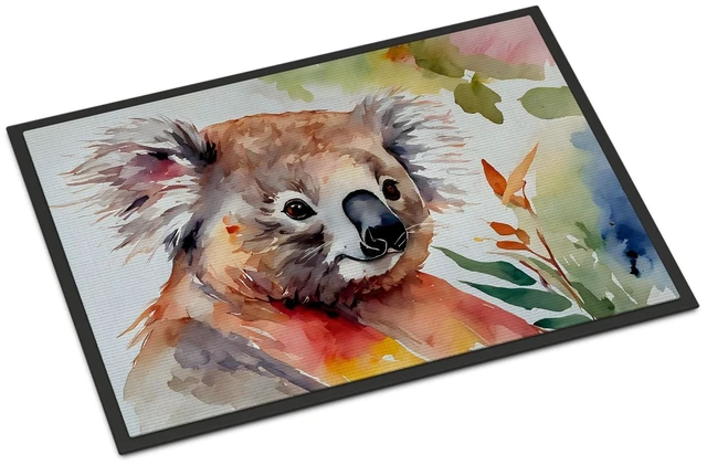 Main image of NEW Koala Doormat Front Door Mat Indoor Outdoor Rugs for Entryway, Non Slip Washable Low Pile, 18H X 27W