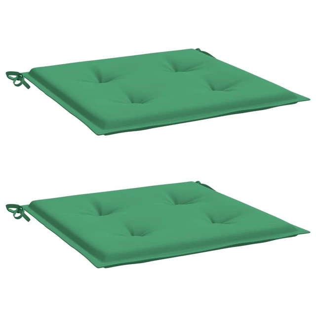 Alt view image 13 of 13 - vidaXL Chair Cushion 2 Pcs Outdoor Patio Seat Cushion Green Oxford Fabric