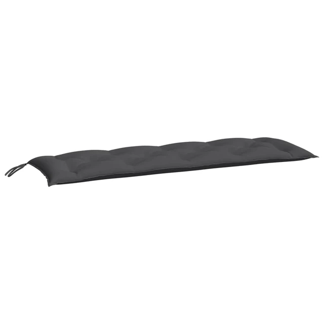 Alt view image 14 of 14 - vidaXL Bench Cushion Water Repellent Seat Cushion Anthracite Oxford Fabric