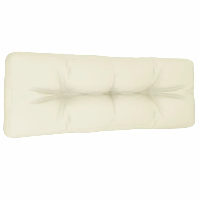 Alt view image 9 of 9 - vidaXL Chair Cushion Outdoor Patio Pallet Seat Cushion Sofa Pad Cream Fabric