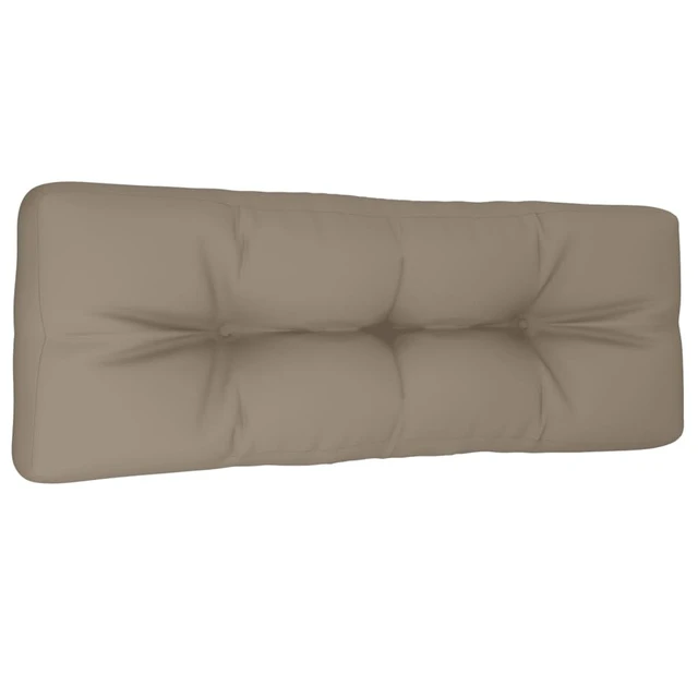 Alt view image 9 of 9 - vidaXL Chair Cushion Outdoor Patio Pallet Seat Cushion Sofa Pad Taupe Fabric