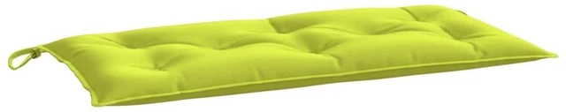 Alt view image 11 of 11 - vidaXL Garden Bench Cushion Bright Green 39.4"x19.7"x 2.8" Fabric