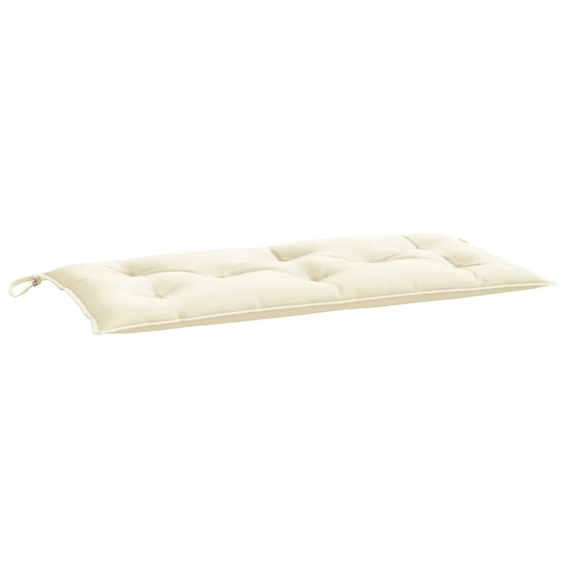 Alt view image 9 of 9 - vidaXL Bench Cushion Water Repellent Seat Cushion Cream White Oxford Fabric