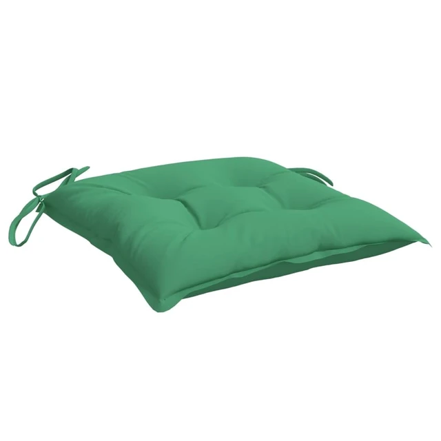 Alt view image 9 of 9 - vidaXL Chair Cushion 4 Pcs Outdoor Patio Seat Cushion Pad Green Oxford Fabric