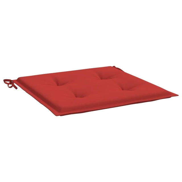 Alt view image 12 of 12 - vidaXL Garden Chair Cushions 4 pcs Red 50x50x4 cm Oxford Fabric