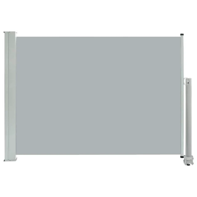 Alt view image 13 of 13 - vidaXL Retractable Side Awning Outdoor Folding Privacy Screen 31.5"x118.1" Gray