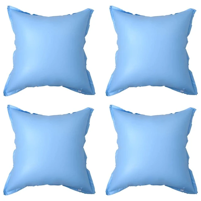 Alt view image 14 of 14 - vidaXL Pool Pillows for Winter Inflatable Pool Air Pillows 2 Pcs Blue PVC