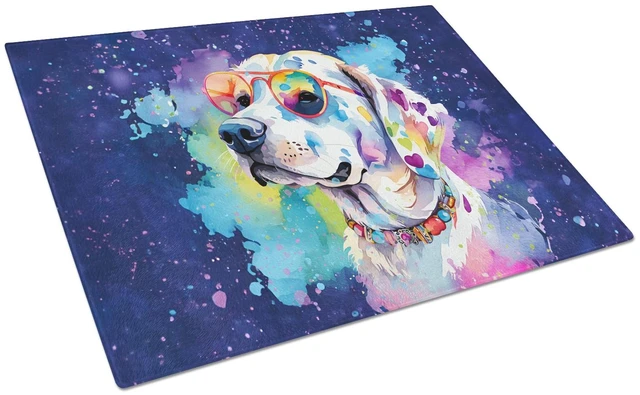 Main image of NEW Hippie Dawg Glass Cutting Board Decorative Tempered Glass Kitchen Cutting and Serving Board Large Size Chopping Board