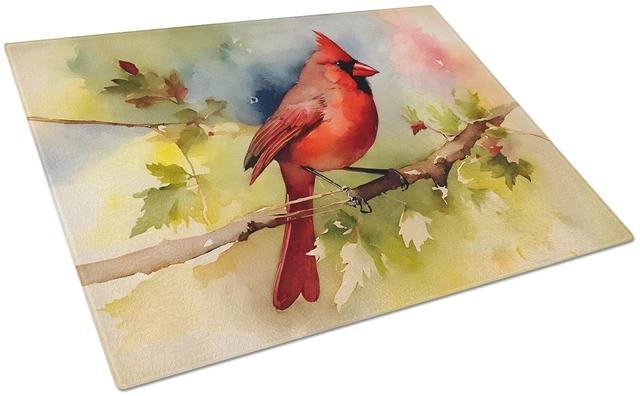 Main image of NEW Cardinal Glass Cutting Board Decorative Tempered Glass Kitchen Cutting and Serving Board Large Size Chopping Board