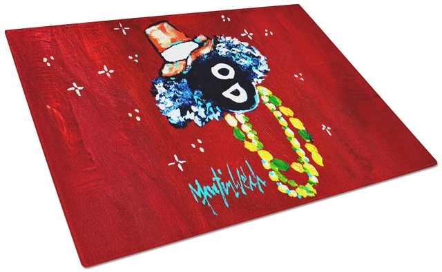 Main image of NEW Zee Bee Glass Cutting Board Decorative Tempered Glass Kitchen Cutting and Serving Board Large Size Chopping Board