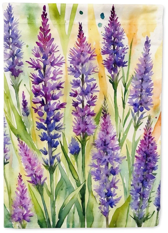 Main image of Liatris Flowers Garden Flag Mailbox Decorative Yard Banner Outside Patio Artwork for Flower Beds, Garden Size, Multicolor