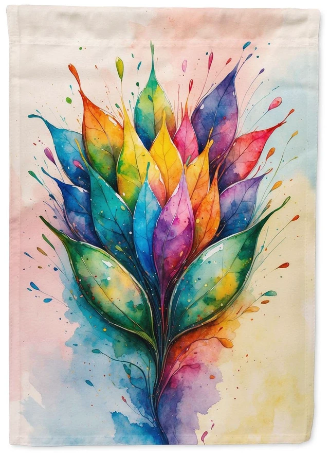 Main image of Seeds of Equality Pride House Flag Large Porch Sleeve Pole Decorative Outside Yard Banner Artwork Wall Hanging, Polyester, House