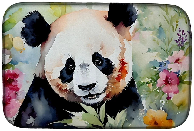Main image of Panda Dish Drying Mat Absorbent Dish Drying Mat Pad for Kitchen Counter Dish Drainer Mat for Countertop, 14 x 21", Multicolor
