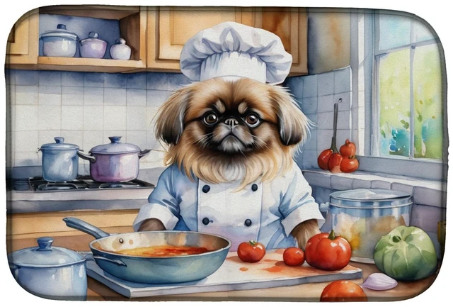 Main image of Pekingese The Chef Dish Drying Mat Absorbent Dish Drying Mat Pad for Kitchen Counter Dish Drainer Mat for Countertop, 14 x 21",
